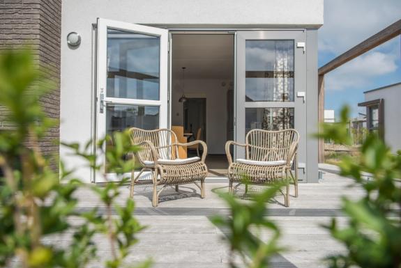 Garten eines Bungalow | Strandpark Duynhille